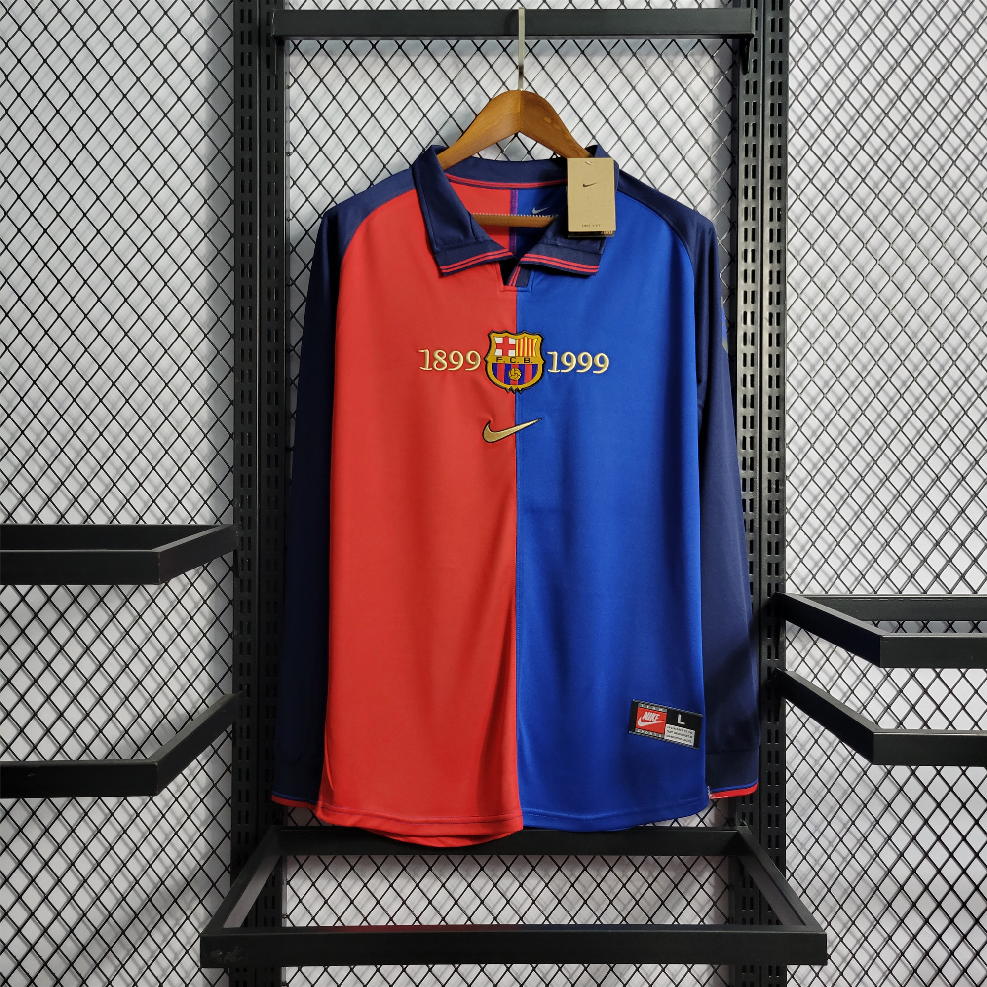 Barcelona Retro Centenary Edition Long Sleeve Jersey